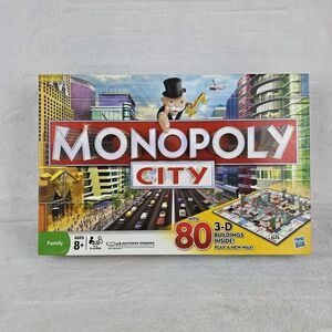 Monopoly City Board Game 2009 Complete Tested 3D Economic Strategy Electronic